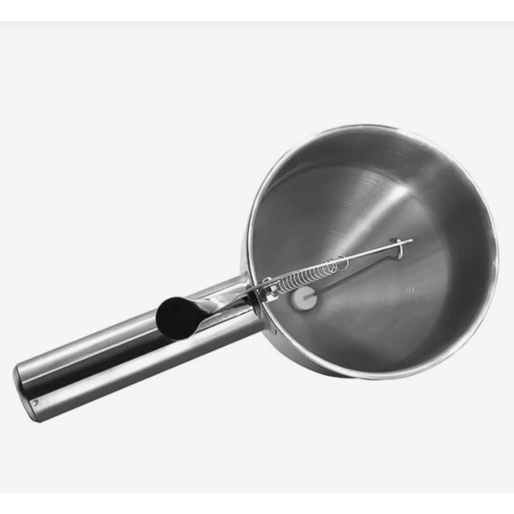 Baking Batter Funnel Dispenser Stainless Steel Cone Kitchen for Cupcake Pancakes - Picture 3 of 5